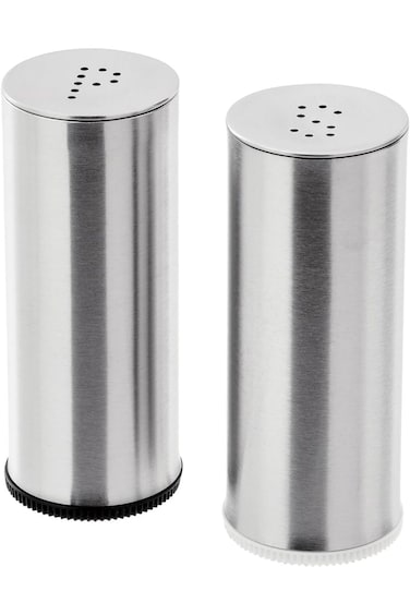 Stainless Steel Salt and Pepper Shaker Set, 2-Piece