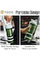 EYSOO Protein Shaker Bottle 2 Pack 500ml / 17oz Shaker Bottle for Protein Mixes Leak-proof BPA Free