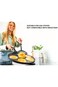 Nonstick Pancake Pan,7 Smiley Face Pancake Griddle, Soft Touch Handle Fun Breakfast for Kids, 26cm