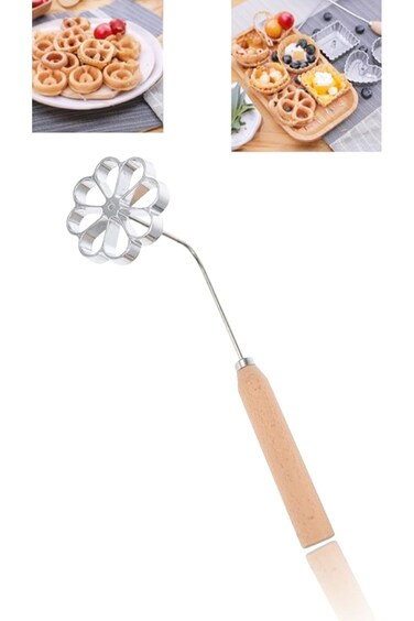 Sweet seven - Create Delightful Rosette Waffles, Cookies, and Pastries - Unique Kitchen Gadget for