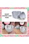 2pcs Heart Shaped Cake Pan with Removable Bottom, 4 inch &amp; 6 inch Aluminum Alloy Heart Cake Trays f