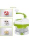 Biki Vegetable Cutter, Manual Meat Slicer, Salad Spinner, Lettuce Dryer, Vegetable Chopper, Stainless
