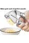 TERRIFI Premium Stainless Steel Garlic Press, Garlic Mincer and Crusher Tool with Silicone Peeler a