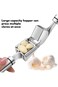 TERRIFI Premium Stainless Steel Garlic Press, Garlic Mincer and Crusher Tool with Silicone Peeler a