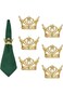 Gold Napkin Rings, 6Pcs Crown Rhinestone Napkin Rings, Hollow Out Napkin Rings Holders Serviette Bu