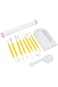 Fondant Cake Decorating Tool, Sugarcraft Icing Cake Making Set, Smoother Fondant Cutter Embosser Ic