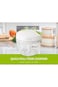 SWIUKPHE Manual Multi Chopper &amp; Slicer, Manual Chopper &amp; Blender with Storage Lid   Chops Vegetable