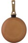 Al Saif Amercook Terracotta Non Stick Open Fry Pan,Colour: Orange,Size: 20cm