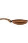 Al Saif Amercook Terracotta Non Stick Open Fry Pan,Colour: Orange,Size: 20cm