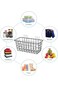 Azonee 2 Pcs Kitchen Hanging Baskets, Wall Mounted Storage Basket Kitchen Hanging Organizer Basket