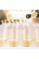 20PCS Gold Glitter Plastic Cups, Disposable Wine Cups for Wedding, Thanksgiving &amp; Party (Gold Glitt