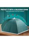 Goodern Food Cover,Foldable Food Tent,Dish Cover Guard,Aluminium Foil Pop-Up Umbrella Screen Tent,D