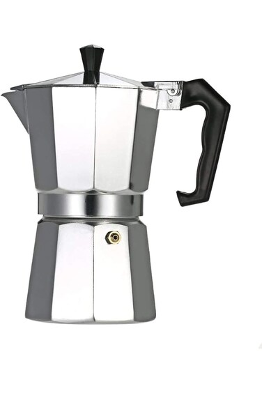 3-Cup Aluminum Espresso Percolator Coffee Stovetop Maker Mocha Pot