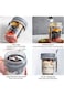Necomi Glass Jars, Overnight Oats Container with Lid and Spoon, 350ml Mason Jars Food Storage for C