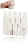Sweet seven 100-pack 8 oz Disposable Paper Coffee Cups - Hot/Cold Beverage Drinking Cups for Office