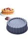 Excefore Charlotte Cake Pan Silicone, 18cm Nonstick Round Cake Molds for Cheesecake, Chocolate Cake