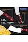 Tramontina Polywood 6 Inches Cleaver with Stainless Steel Blade and Red Dishwasher Safe Treated Han