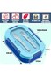 Wantoty Bento Lunch Box,Toddler Kids Lunch Boxes, or Kids Girls Boys, 4 Compartments,Utensils Set,