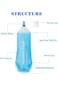 Bolivia's Soft Flask - Collapsible Water Bottle for Hydration Pack, Running, Cycling, Marathon, Hik