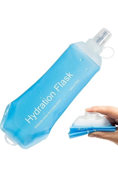 Bolivia's Soft Flask - Collapsible Water Bottle for Hydration Pack, Running, Cycling, Marathon, Hik
