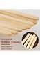SYOSI 200Pcs Wooden Coffee Stirrers, 5.5 Inch Individually Wrapped Coffee Stir with Paper Wrapped