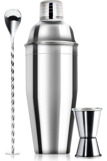 Arabest Cocktail Shaker Set, Professional 750ml Stainless Steel Mixer Drink Shaker Martini Shaker w
