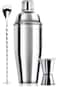 Arabest Cocktail Shaker Set, Professional 750ml Stainless Steel Mixer Drink Shaker Martini Shaker w