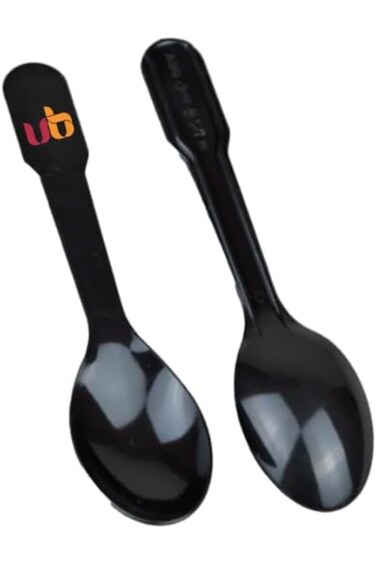 ملاعق آيس كريم بلاستيكية سميكة (50 قطعة)