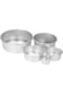 Aluminum Round Cake Pans with Removable Bottom   Professional &amp; Leak-Proof Baking Pans Multi-Size