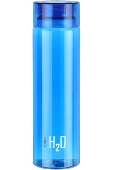Cello H2O Unbreakable Plastic Bottle, 1 Litre, Multiple Colors, Pack of 1