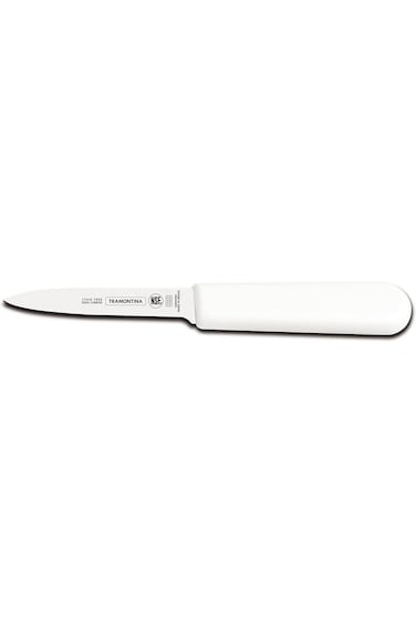 Tramontina Professional 4 Inches Paring Knife with Stainless Steel Blade and White Polypropylene Ha