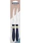 Tramontina Cor&amp;Cor 2 Pieces Steak Knife Set with Stainless Steel Blade and Blue Polypropylene Handl