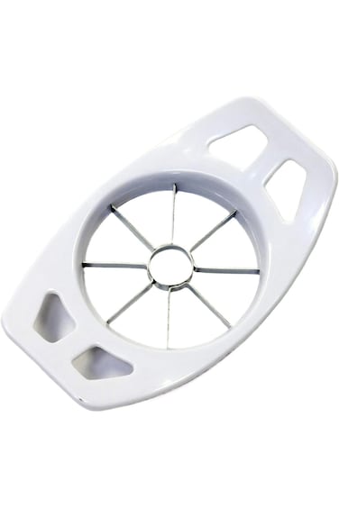 Chef Craft Select Stainless Steel Apple Slicer, 7 inches in length 8 blades, White