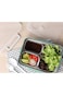 Orchid SUPERLOCK Lunch Box 850 ML, Leakproof Bento Box for Kids Adults, Food Container With 3 Compa