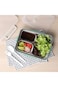 Orchid SUPERLOCK Lunch Box 850 ML, Leakproof Bento Box for Kids Adults, Food Container With 3 Compa