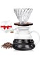 MIBRU V60 Drip Coffee Set Drip Coffee Maker Set Professional Coffee Machine Drip Set of 3 Drip Uten
