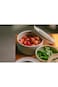 Orchid Neflam Fika Ceramic Food Storage Box Round 600ml, Airtight Porcelain Food Container With Lid