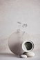 Orchid Neflam Fika Ceramic Food Storage Box Round 600ml, Airtight Porcelain Food Container With Lid