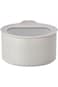 Orchid Neflam Fika Ceramic Food Storage Box Round 600ml, Airtight Porcelain Food Container With Lid