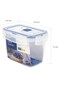 Orchid Microneware Superlock Rectangle Storage Box 650ml, Airtight Plastic Food Container With Lid,
