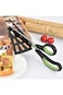 Shallow Pizza Scissor with Slicer, Green BD-ATV-12