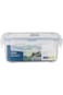 Microneware Superlock Rectangle Storage Box 650ml, Airtight Plastic Food Container With Lid, 100% L