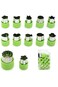 12PCS Vegetable Fruit Cookie Cutter Shapes, Mini Cookie Stamps Mold for Kids Crafts Baking Decorati