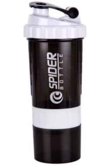 ALCOACH spider Protein Shaker Bottle 20 Ounce Leak Proof Class Portable Gym Shaker Water Bottle wit