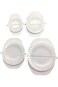 Emousport 4pcs/set Press Ravioli Dough Pastry Pie Dumpling Maker Gyoza Mold Mould Tool 4 Size Easy