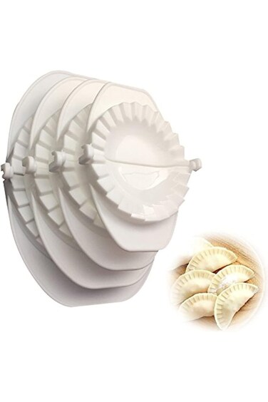 Emousport 4pcs/set Press Ravioli Dough Pastry Pie Dumpling Maker Gyoza Mold Mould Tool 4 Size Easy
