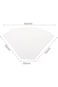 40Piece Coffee Paper Filter V60 Size 02 (White) Coffee Filters Unbleached Paper Filters U-shaped