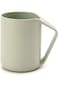 Shallow Colourful Wheat Straw Bevel Mug - Green
