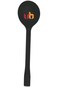 Hard Plastic Ice Cream Spoons (50 Pieces) (Black)