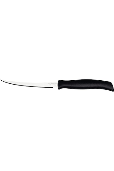 Tramontina Athus 5 Inches Tomato Knife with Stainless Steel Blade and Black Polypropylene Handle